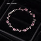 Tulip Bracelet – Premium Quality Stainless Steel Elegant Bracelet for Women | Silver Base Without Box
