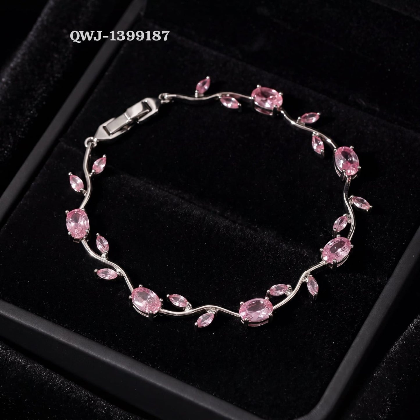 Tulip Bracelet – Premium Quality Stainless Steel Elegant Bracelet for Women | Silver Base Without Box